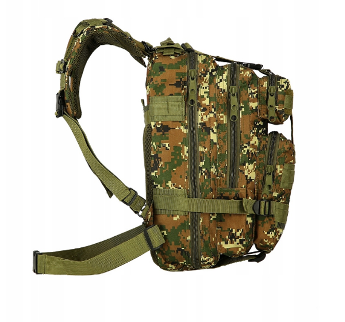 Тактичний військовий рюкзак NILS Camp 30 л піксельний камуфляж - зображення 2