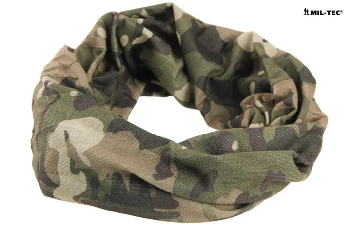 Мультифункциональный военный шарф-рукав MIL-TEC MULTICAM - изображение 1