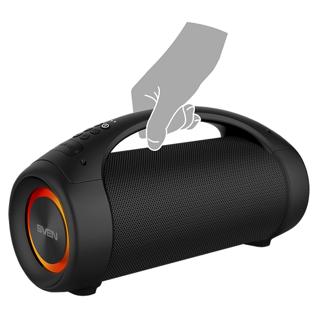 Колонка SVEN PS-370 Black (bluetooth) вологозахищена - зображення 3