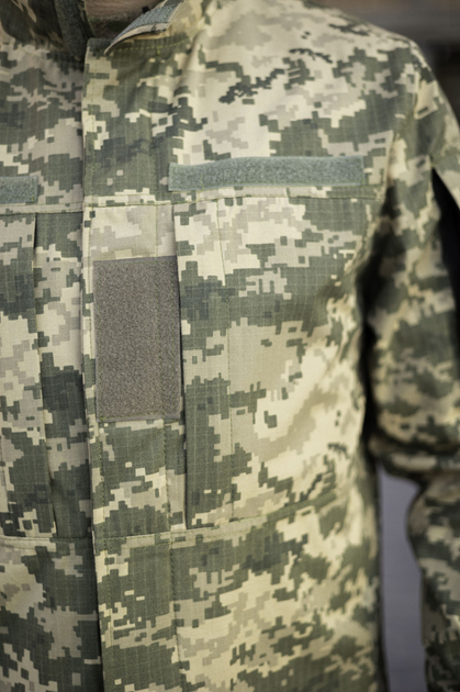 Мужской армейский костюм летний для ВСУ (ЗСУ) тактическая форма рип-стоп Украина Пиксель 56 размер 8009 - изображение 2