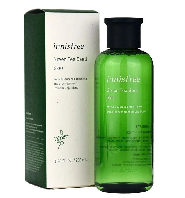 Тонер з зеленим чаєм Innisfree Green Tea Seed Skin 200 мл - зображення 6