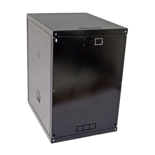 Шафа серверна настінна Net-server 19" 18U 907х600х800мм (В*Ш*Г) розбірна чорна UA-MGSWA188B - зображення 4