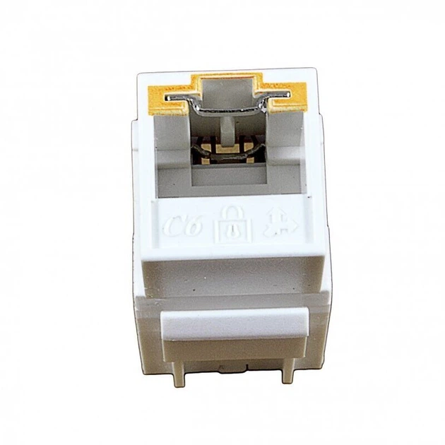 Модуль EPNew RJ45 W - 16.6 мм Keystone UTP cat.6 110 белый 6KTVMK-U0WH - изображение 3