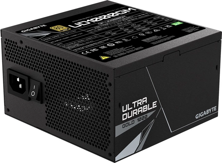 Блок живлення Gigabyte 1000 W 80 Plus Gold (GP-UD1000GM) - зображення 2