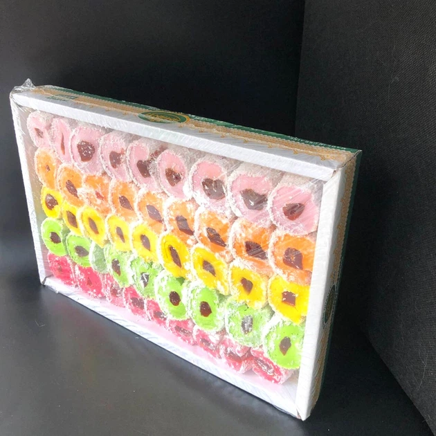 Рахат-лукум у кокосовій стружці Фрукт 2 Sultan Assorti 2 Amanti 1500 г Аманті (A-As-Fruit-2-1500) - зображення 7