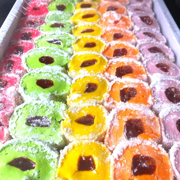 Рахат-лукум у кокосовій стружці Фрукт 2 Sultan Assorti 2 Amanti 1500 г Аманті (A-As-Fruit-2-1500) - зображення 9