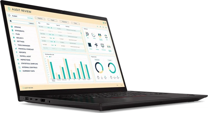 Ноутбук Lenovo ThinkPad X1 Extreme Gen 4 (20Y5001XRA); 16" WQXGA (2560x1600) IPS LED матовий / Intel Core i7-11850H (2.5 - 4.8 ГГц) / RAM 32 ГБ / SSD 1 ТБ / nVidia Geforce RTX3070, 8 ГБ / без ОП / Wi-Fi / BT / Windows 10 Professional / 1.81 до - Фото 3 Ноутбук Lenovo ThinkPad X1 Extreme Gen 4 (20Y5001XRA); 16" WQXGA (2560x1600) IPS LED матовий / Intel Core i7-11850H (2.5 - 4.8 ГГц) / RAM 32 ГБ / SSD 1 ТБ / nVidia Geforce RTX3070, 8 ГБ / без ОП / Wi-Fi / BT / Windows 10 Professional / 1.81 до - зображення 3