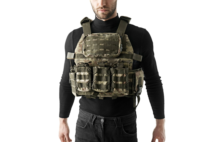 Плитоноска тактична SYLA Cordura 1000 с розгрузочною системою Multicam - зображення 1