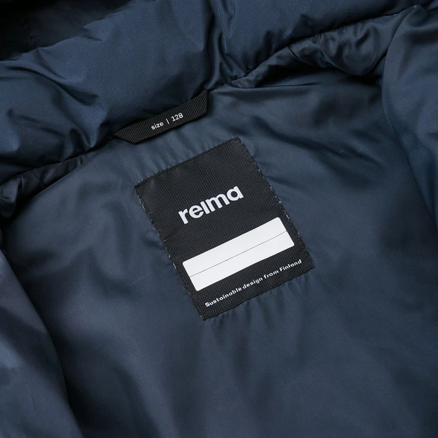 Подростковое зимнее термо пальто для девочки Reima Siemaus 5100064A-6980 140 см Темно-синее (6438429837749) - изображение 5
