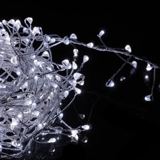 Світлодіодна новорічна гірлянда Springos 3 м 300 LED CL0087 Cold White - зображення 3