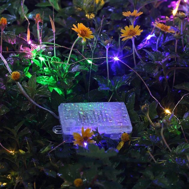 Светодиодная новогодняя гирлянда на батарейках Springos 9.9 м 100 LED Pilot CL0104 Mix - Фото 6 Светодиодная новогодняя гирлянда на батарейках Springos 9.9 м 100 LED Pilot CL0104 Mix - изображение 6