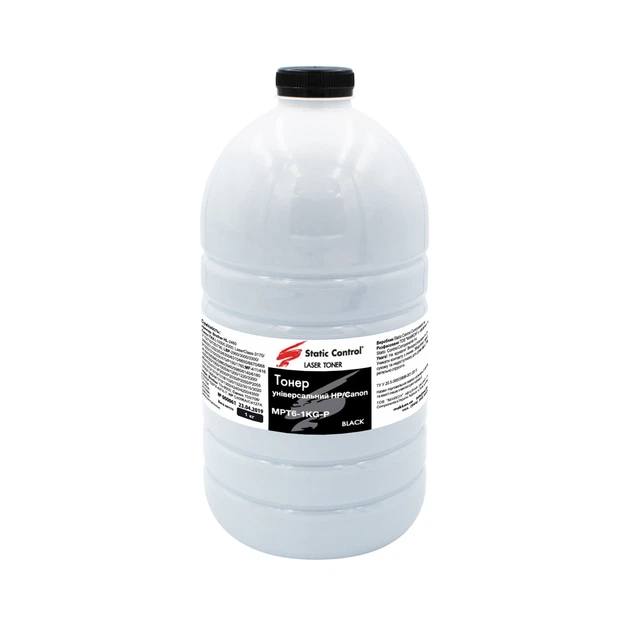 тонер универсальный 6 HP/Canon 1кг (фасованный) Static Control (MPT6-1KG-P) - Фото 1 тонер универсальный 6 HP/Canon 1кг (фасованный) Static Control (MPT6-1KG-P) - изображение 1