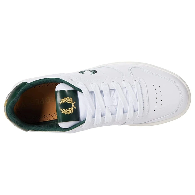 Сникеры Fred Perry B300 Embossed Leather White/Ivory, 45 (11658313) - Фото 3 Сникеры Fred Perry B300 Embossed Leather White/Ivory, 45 (11658313) - изображение 3