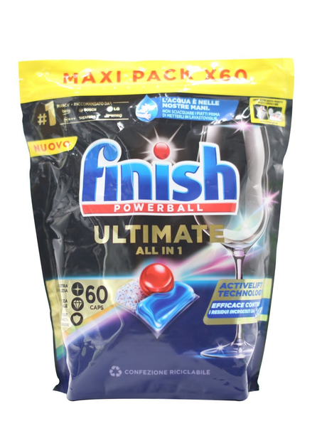 Таблетки для посудомоечных машин Finish Quantum Ultimate Regular 60 шт ...