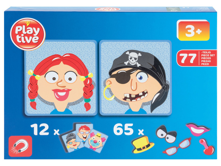 Магнитный пазл для детей "Профессии" Playtive Playtive разноцветный L4 ...
