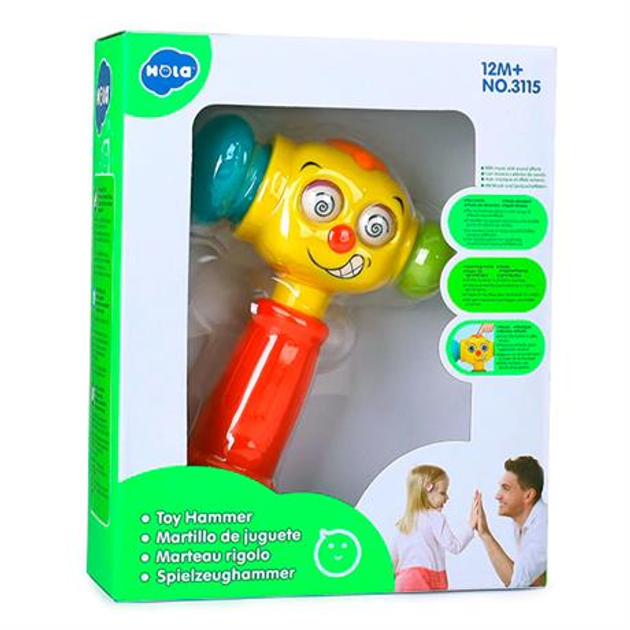 Інтерактивна іграшка Hola Toys Веселий молоточок – фото, отзывы ...