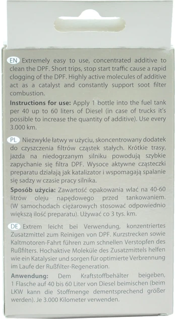 Środek do czyszczenia filtra cząstek stałych K2 DPF 50 ml (montowany w silniku Diesla) (T316) (K20058) - obraz 6