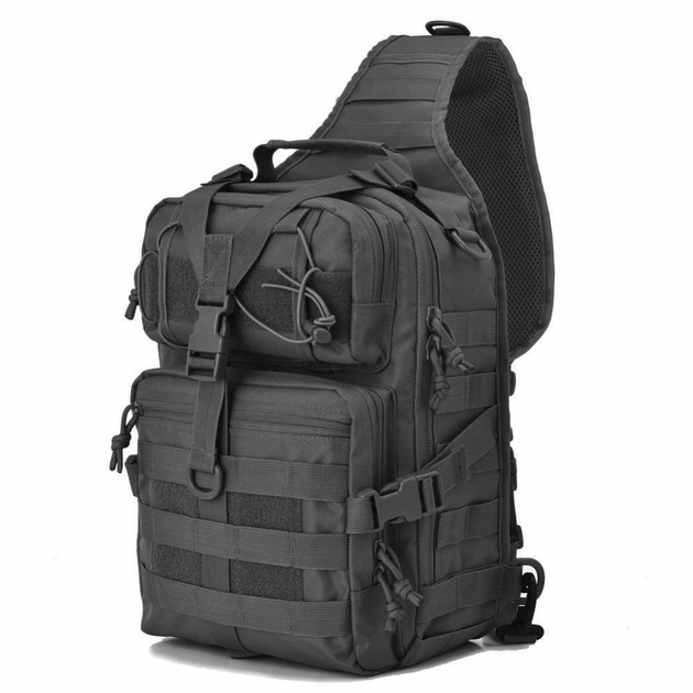 Сумка-рюкзак тактическая MHZ A92 800D 20л., черная - изображение 1