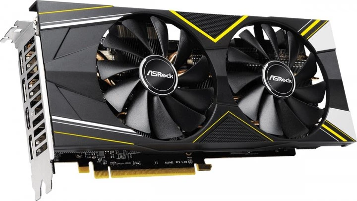 Видеокарта RX 5700 XT 8GB ASRock Challenger D GDDR6 (256bit) (1795/14000) (HDMI, 3хDisplayPort) (RX5700XT-CLD-8GO) Refurbished - изображение 2
