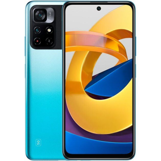 Смартфон Poco M4 PRO 5G 6/128Gb Cool Blue Europe – фото, отзывы ...