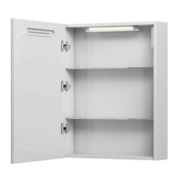 Зеркальный шкаф Aquarius Teffi с LED подсветкой 60 Белый - изображение 2