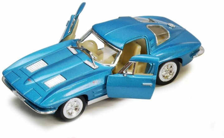 Машинка KINSMART Corvette Sting Ray 1963 1:32 синий KT5358W - Фото 1 Машинка KINSMART Corvette Sting Ray 1963 1:32 синий KT5358W - изображение 1