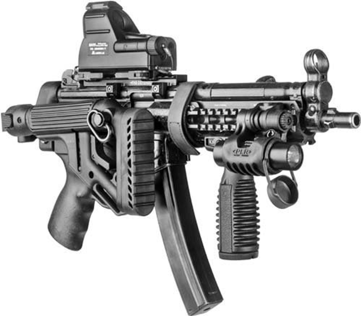 Приклад FAB для MP5 складной с регулируемой щекой (fix-uasmp5) - изображение 2