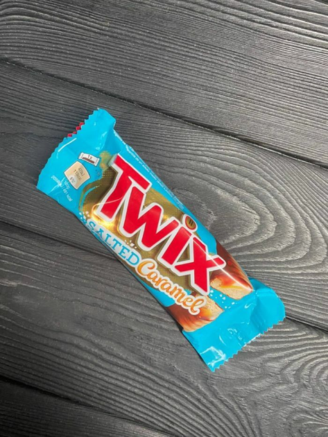 Батончик Twix Salted Caramel с соленой карамелью 46г – купить в Украине ...