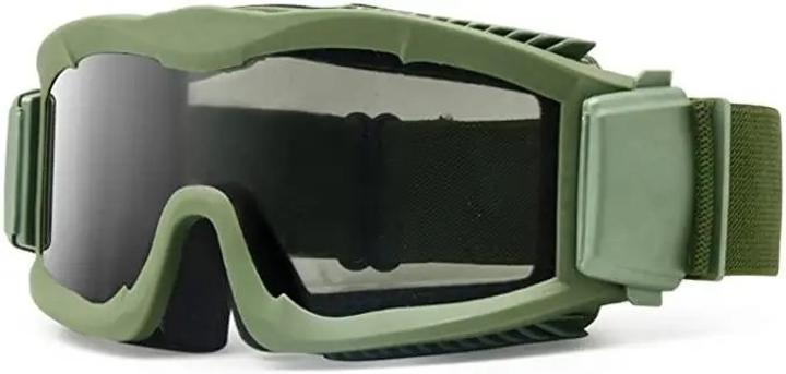 Тактические военные армейские баллистические альфа защитные вентилируемые очки Military Tactical goggles 1шт - изображение 2
