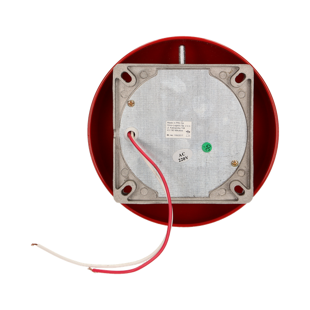 Дзвінок ALARM BELL червоний 220V OR-DP-ML-131 ORNO - зображення 3