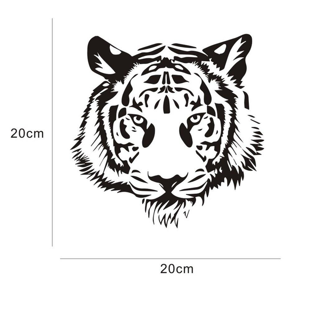 Голова тигра №8 (форма с оттиском)