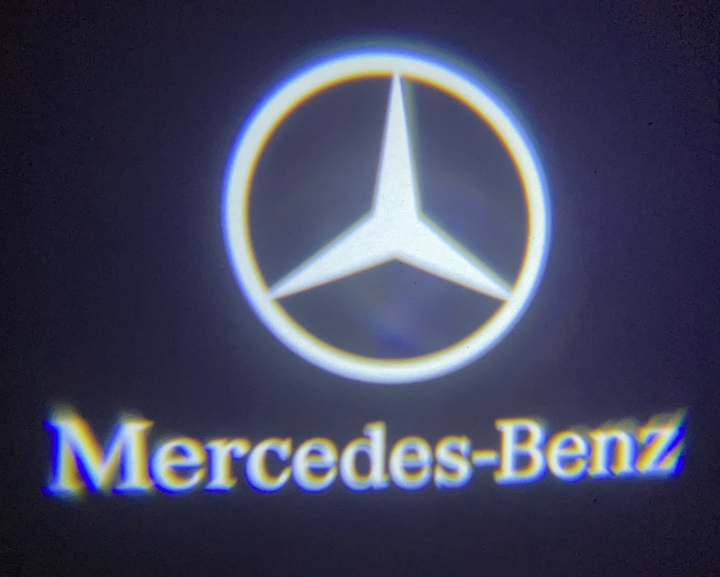 Логотип подсветка двери Lazer door logo light Mercedes-Bens W210 ...