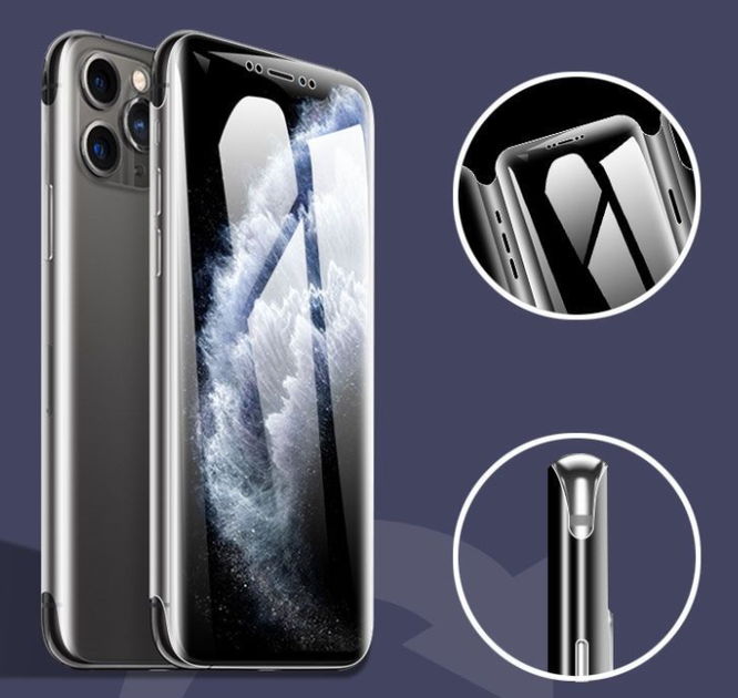 Защитное пленка DK HydroGel 360° Butterfly для Apple iPhone 12 Pro Max (clear) - Фото 3 Защитное пленка DK HydroGel 360° Butterfly для Apple iPhone 12 Pro Max (clear) - изображение 3