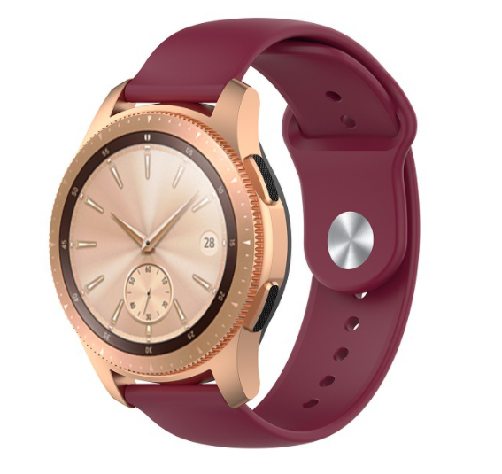 Ремешок CDK для Xiaomi Amazfit Bip U / U Pro | 20mm Silicone Sport Band (011908) (red wine) - изображение 3