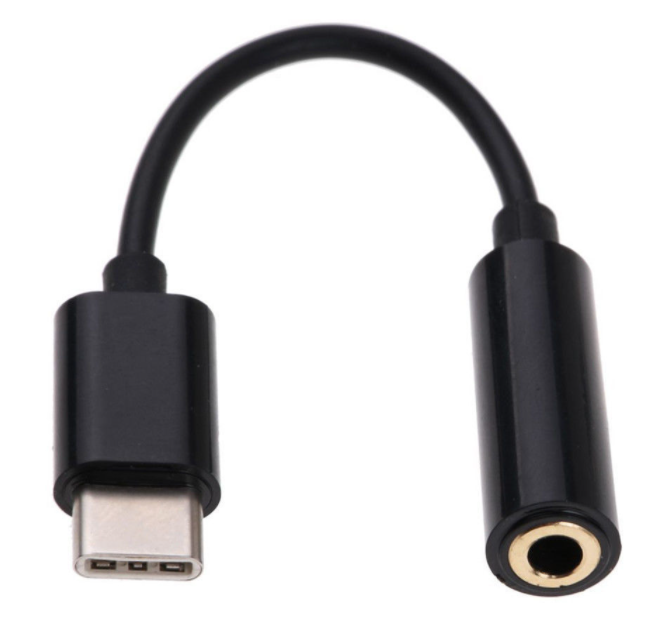 Переходник DK Type-C на Mini-Jack 3.5mm (black) - Фото 1 Переходник DK Type-C на Mini-Jack 3.5mm (black) - изображение 1