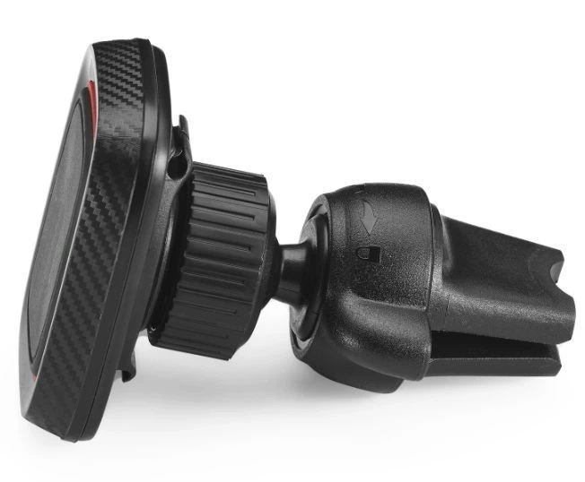 Магнітний тримач для телефону Magnetic H-CT213 (клейка основа 3М, автотримач, в решітку, смартфона, на дефлектор) - Чорний - зображення 3