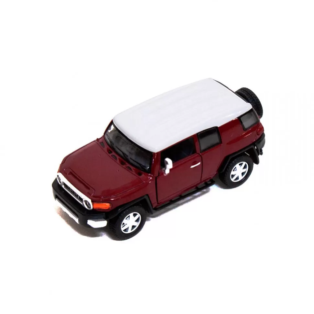 Детская железная машинка TOYOTA FJ CRUISER КТ5343, инерционная (Красный) - Фото 1 Детская железная машинка TOYOTA FJ CRUISER КТ5343, инерционная (Красный) - изображение 1