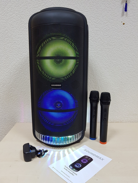 Акустическая портативная колонка SOUNDMAX SM 6820 – фото, отзывы ...