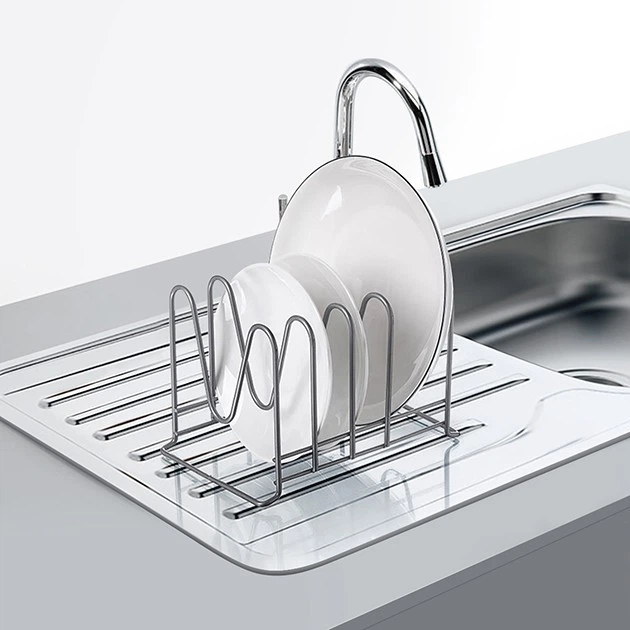Сушка для посуды MBM HOME классическая DR-03 MC матовый хром - Фото 2 Сушка для посуды MBM HOME классическая DR-03 MC матовый хром - изображение 2