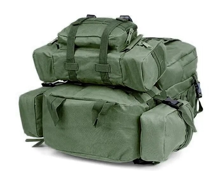 Рюкзак тактический, военный MT50, 50 л. с подсумками и MOLLE Green - изображение 2