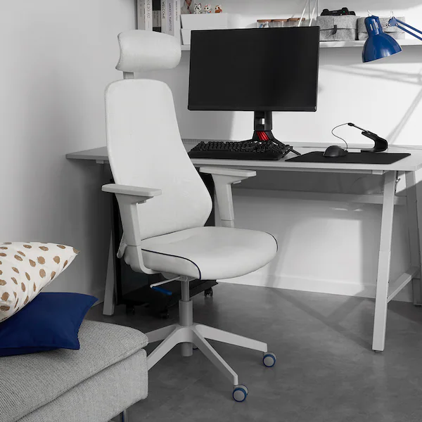 Геймерське крісло MATCHSPEL IKEA 405.076.10 білий - зображення 2