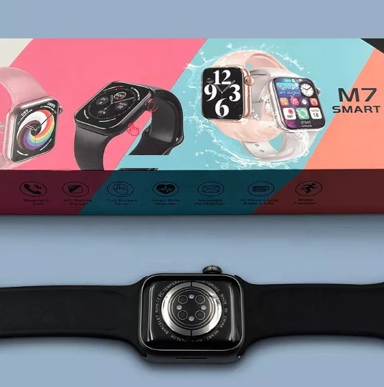 Смарт часы Airplus M7 mini 41mm Smart Watch 7 series Black. Умные фитнес часы. Цвет черный. - изображение 5