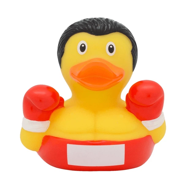 Утка Боксер FunnyDucks резиновая L1285 - Фото 2 Утка Боксер FunnyDucks резиновая L1285 - изображение 2
