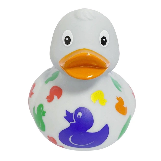 Утка в уточках FunnyDucks резиновая L1310 - Фото 2 Утка в уточках FunnyDucks резиновая L1310 - изображение 2