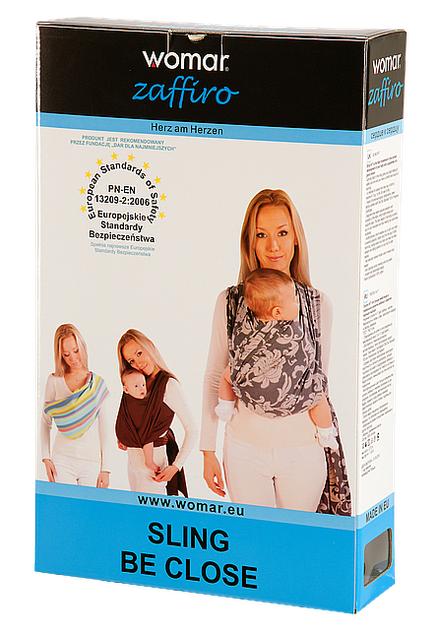 Слінг шарф багатофункціональний Womar Zaffiro Be Close 17 кольоровий - зображення 2