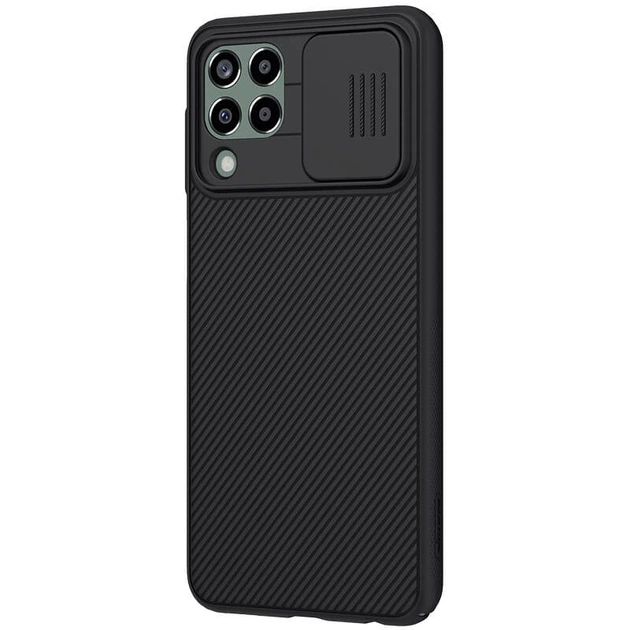 Карбонова накладка Nillkin Camshield (шторка на камеру) Samsung Galaxy M33 5G Чорний / Black - зображення 3