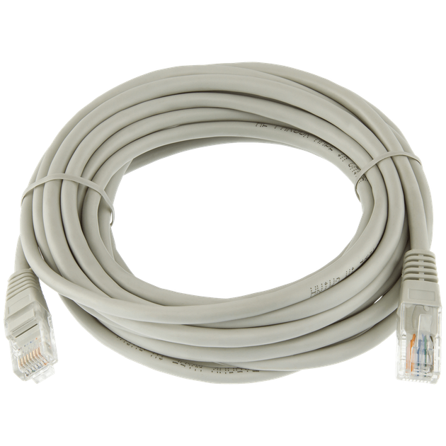 Патч-корд литой UTP RJ45 кат. 5Е 5 м - Фото 1 Патч-корд литой UTP RJ45 кат. 5Е 5 м - изображение 1