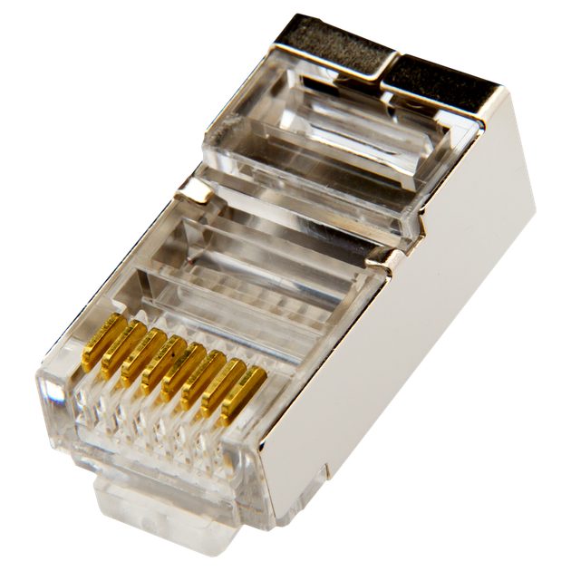 Коннектор RJ45 FTP-8P8С (100 шт) - изображение 2