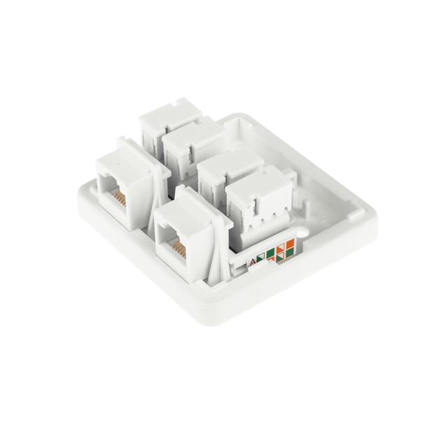 Розетка RJ-45 2-порта кат.5Е UTP LP-114 - изображение 2