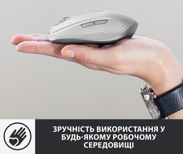 Мышь Logitech MX Anywhere 3 for Mac Pale Grey (910-005991) - изображение 3